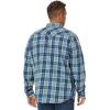 imageLucky Brand Mens Plaid Indigo Western Long Sleeve ShirtBlue Multi