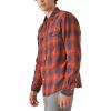 imageLucky Brand Mens Plaid Indigo Western Long Sleeve ShirtRed Plaid