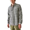 imageLucky Brand Mens Plaid Utility Long Sleeve Flannel ShirtGrey Malange