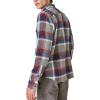 imageLucky Brand Mens Plaid Utility Long Sleeve Flannel ShirtGreyRedBlue