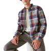 imageLucky Brand Mens Plaid Utility Long Sleeve Flannel ShirtGreyRedBlue