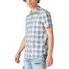 imageLucky Brand Mens Plaid Workwear Short Sleeve ShirtWhiteNavy