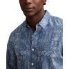 imageLucky Brand Mens Printed Paisley 1 Pocket Long Sleeve ShirtBlue Multi