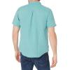 imageLucky Brand Mens Short Sleeve Button Up One Pocket San Gabriel ShirtAgate Green