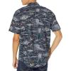 imageLucky Brand Mens Short Sleeve Button Up One Pocket San Gabriel ShirtChambray Print