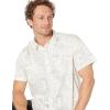 imageLucky Brand Mens Short Sleeve Button Up One Pocket San Gabriel ShirtWhite Print 20