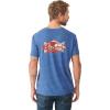 imageLucky Brand Mens Short Sleeve Crew Neck Fender Wave TeeMonaco Blue