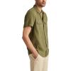 imageLucky Brand Mens Short Sleeve Double Weave Utility ShirtDeep Lichen Green