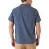 imageLucky Brand Mens Short Sleeve Indigo Dobby Auto Body Buttoned ShirtIndigo Dobby