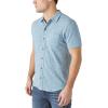 imageLucky Brand Mens Short Sleeve Linen Button Up ShirtAegean Blue