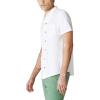 imageLucky Brand Mens Short Sleeve Linen Button Up ShirtBright WhiteWhite