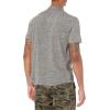 imageLucky Brand Mens Short Sleeve Linen Button Up ShirtHeather GreyGrey
