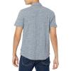 imageLucky Brand Mens Short Sleeve Linen Button Up ShirtInsignia Blue
