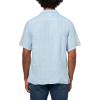 imageLucky Brand Mens Short Sleeve Linen Camp Collar ShirtCelestial Blue