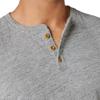 imageLucky Brand Mens Short Sleeve Linen Henley ShirtBlackened Pearl
