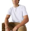 imageLucky Brand Mens Short Sleeve Linen Henley ShirtBright White