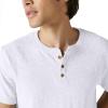 imageLucky Brand Mens Short Sleeve Linen Henley ShirtBright White