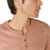 imageLucky Brand Mens Short Sleeve Linen Henley ShirtSequoia Brown