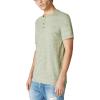 imageLucky Brand Mens Short Sleeve Linen HenleyFour Leaf Clover
