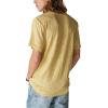 imageLucky Brand Mens Short Sleeve Linen HenleyGolden Olive