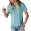 imageLucky Brand Mens Short Sleeve Linen HenleyHarbor Blue