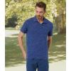 imageLucky Brand Mens Short Sleeve Linen Johnny Collar PoloBlue Depths