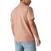 imageLucky Brand Mens Short Sleeve Linen Johnny Collar PoloSequoia Brown