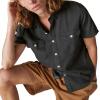 imageLucky Brand Mens Short Sleeve Livedin ShirtPhantom