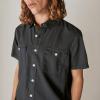 imageLucky Brand Mens Short Sleeve Livedin ShirtPhantom