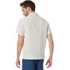 imageLucky Brand Mens Short Sleeve Stripe Linen Camp Collar ShirtNatural Stripe
