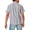 imageLucky Brand Mens Short Sleeve Striped Camp Collar ShirtIndigo Stripe