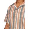 imageLucky Brand Mens Striped Short Sleeve Camp Collar ShirtMulti Stripe