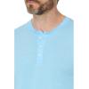 imageLucky Brand Mens Tencel Jersey Long Sleeve HenleyBaltic Sea
