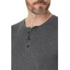 imageLucky Brand Mens Tencel Jersey Long Sleeve HenleyCharcoal Heather