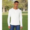 imageLucky Brand Mens Weekend Slub Jersey Long Sleeve HenleyBright White