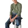imageLucky Brand Mens Weekend Slub Jersey Long Sleeve HenleyCamo Green Cotton
