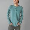 imageLucky Brand Mens Weekend Slub Jersey Long Sleeve HenleyDress Blues