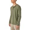 imageLucky Brand Mens Weekend Slub Jersey Long Sleeve HenleyRifle Green