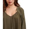 imageLucky Brand Womens Knit Mix Peasant BlouseDusty Olive