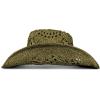 imageLucky Brand Womens Straw Cowboy Hat  Western  Woven  Wide Brim  Adjustable  Breathable  Straw  Sun ProtectionWoven Straw  Olive