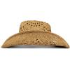 imageLucky Brand Womens Straw Cowboy Hat  Western  Woven  Wide Brim  Adjustable  Breathable  Straw  Sun ProtectionWoven Straw  Tan