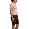 imageLucky Brand Womens Womens Short Sleeve Rib Knit TopMauve Shadows