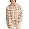 imageLucky Brand Mens Big Slub Twill Plaid Long Sleeve Utility ShirtBrown Multi