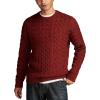 imageLucky Brand Mens Cable Crew Neck SweaterCabernet