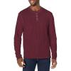 imageLucky Brand Mens Crewneck Vintage Washed Snap Button Henley ShirtPort Royale
