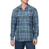 imageLucky Brand Mens Indigo Twill Long Sleeve Masa Western ShirtBlue Multi