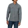 imageLucky Brand Mens Linen Western Long Sleeve ShirtDark Slate