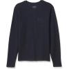 imageLucky Brand Mens Long Sleeve Crew Neck One Pocket French Rib Thermal ShirtNavy
