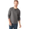 imageLucky Brand Mens Long Sleeve Duofold Henley ShirtCharcoal
