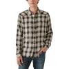 imageLucky Brand Mens Plaid Dobby Western Long Sleeve ShirtBlack Dobby Plaid
